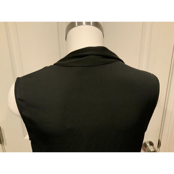 ALLSAINTS Black Sleeveless Shift LBD Halcyon Dress, Size 6 (US) - Picture 8 of 9